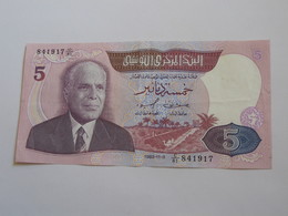 5 Dinars 1983 - Banque Centrale De Tunisie **** EN ACHAT IMMEDIAT **** - Tunisie