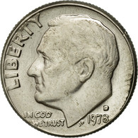 Monnaie, États-Unis, Roosevelt Dime, Dime, 1978, U.S. Mint, Denver, TTB+ - 1946-...: Roosevelt