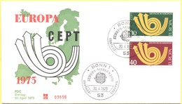 GERMANIA - GERMANY - Deutschland - ALLEMAGNE - 1973 - Europa CEPT - FDC - Bonn - 1973