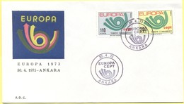 TURCHIA - Turkey - 1973 - Europa CEPT - FDC - 1973