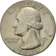 Monnaie, États-Unis, Washington Quarter, Quarter, 1984, U.S. Mint, Denver, TTB - 1932-1998: Washington