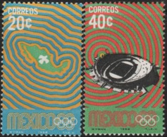 1968 MEXICO CITY OLYMPIC   STAMPS LOT   FROM MEXICO - Zomer 1968: Mexico-City