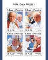 S. Tomè 2018, Pope J. Paul II, Mother Teresa, 4val In BF - Mother Teresa