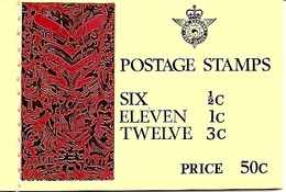 NEW ZEALAND, 1967, Booklet 26, 50c, Moari Art - Postzegelboekjes