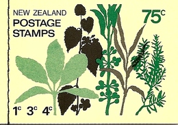 NEW ZEALAND, 1971, Booklet 27, 75c, Butterfly-stamps - Booklets