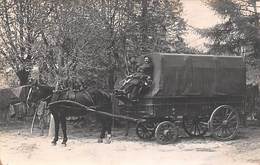 Thème Publicité  Alimentaire Ou Vues.  Lefèvre-Utile. Carte Photo  Attelage Hippomobile   L.U Sur La Bâche  (voir Scan) - Sonstige & Ohne Zuordnung