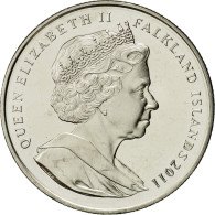 Monnaie, Falkland Islands, Elizabeth II, Crown, 2011, Pobjoy Mint, SPL - Malvinas