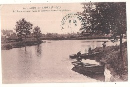 *** 44  ***  NORT SUR ERDRE  Le Bassin Ou Sont Réunis De Nombreux Bateaux - Timbrée TTB - Nort Sur Erdre