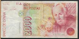 °°° SPAGNA SPAIN 2000 PESETAS 1992 °°° - [ 4] 1975-…: Juan Carlos I.