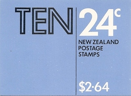 NEW ZEALAND, 1982, Booklet 38,  $2.64 , 10x24c, Map - Markenheftchen