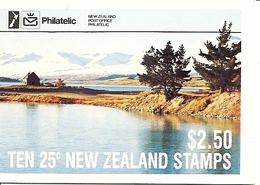 NEW ZEALAND, 1985, Booklet 39, 10x25c, Lake Tekapo - Carnets