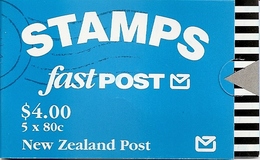 NEW ZEALAND, 1992, Booklet 60, $ 4.00, Fastpost - PROVISIONAL - Postzegelboekjes