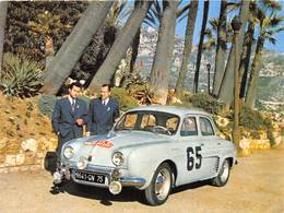 MONTE-CARLO- RALLYE DE MONTE-CARLO- DAUPHINE RENAULT - LES VAINQUEURS MONRAISSE ET FERET - Autres & Non Classés