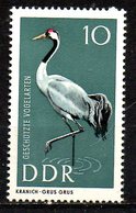 RDA. N°970 De 1967. Grue. - Grues Et Gruiformes