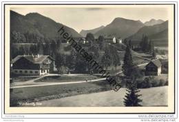 Vorderriss - Gebirgsgasthof Zur Post Pächter Hans Franck - Foto-AK - Lenggries