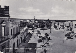 MESAGNE /  Piazza Vittorio Emanuele II Con Sfondo Via Stazione _ Viaggiata - Brindisi