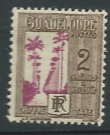 Guadeloupe - Taxe -    Yvert N° 25  **  Ava  19911 - Timbres-taxe