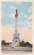 Iowa Des Moines Soldiers And Sailors Monument 1917 Curteich - Des Moines