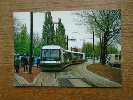 Marcq En Baroeul , Le Nouveau Tramway " Breda " Au Croisé-laroche , Le Jour De L'inauguration - Marcq En Baroeul