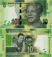 SOUTH AFRICA       10 Rand      Comm.      P-New       ND (2018)       UNC - Suráfrica