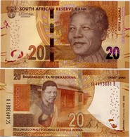 SOUTH AFRICA       20 Rand      Comm.      P-New       ND (2018)       UNC - Suráfrica