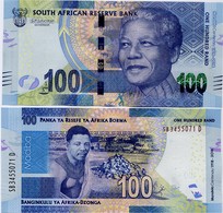 SOUTH AFRICA       100 Rand      Comm.      P-New       ND (2018)       UNC - Suráfrica