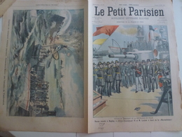 Journal Le Petit Parisien 15 Mai 1904 Naples Revues Navales Marseillaise Japonais  Kinschiou Maru Vladivostok Accident - Le Petit Parisien