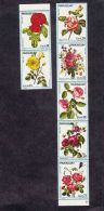 Paraguay 1974 Flowers Michel#2537-2543 Strip Of 5 And Pair, Mint Never Hinged - Paraguay