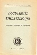 Document Philatelique N°4 Avril 1960 - - Sonstige & Ohne Zuordnung