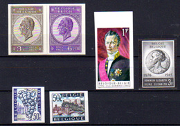 1965  Belgique,Léopold I, Joseph Lebeau, Huy, Raisins Hoeilaert, Elisabeth, 1349 / 1353 - 1359** N D (tirage 320 Ex), - 1961-1980