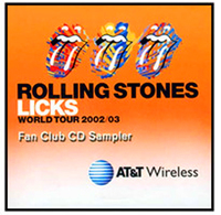 ROLLING STONES 2 CD PROMO FAN CLUB CD SAMPLER + LET YOUR ROCK'N'ROLL OUT - Ediciones De Colección