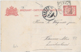 INDES NEERLANDAISES - 1910 - CARTE ENTIER De PALEMBANG => HAUSEN (SUISSE) - India Holandeses