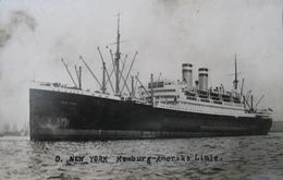 STEAMER NEW YORK - HAMBURG AMERICA LINIE - Passagiersschepen