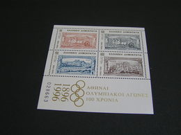 GREECE 1996 Olympic Games Centenary  MNH.. - Blokken & Velletjes