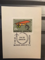 1971 - 25 SEMANA AERONAUTICA Y ESPACIAL - ARGENTINA ARGENTINE - DIA DE EMISION - AERONAUTIQUE SPATIAL AERONAUTICS SPACE - Südamerika