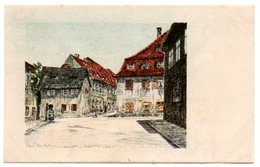 Allemagne /  EGER : 4 Cartes, Chromolithographies, Illustrateur B. LARK. - Schneeberg