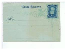 CPA-BRESIL-ENTIER POSTAL- PETITE CARTE DOUBLE-7 X 10,5 Cm-PAS CIRCULEE- - Entiers Postaux