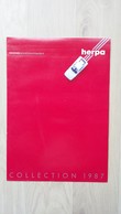 HERPA Kollektions-Prospekt Von 1987 (mit Neuheiten-Blatt 1986) - Letteratura & DVD