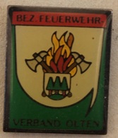 SAPEURS POMPIERS - SERVICE DU FEU - BEZ FEURWEHR - VERBAND - OLTEN - SCHWEIZ - SUISSE - SWISS -             (20) - Firemen