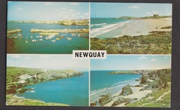 4 View Card Of Newquay, Cornwall, England - Unused - Stained On Back - Newquay