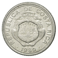Monnaie, Costa Rica, 25 Centimos, 1989, TTB+, Aluminium, KM:188.3 - Costa Rica