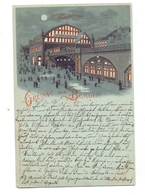 1000 BERLIN, Bahnhof Friedrichstrasse, 1899, Halt Gegen Das Licht / Hold To Light - Mitte