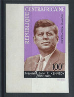 Centrafrique PA N°26** (MNH) 1964 - Président Kennedy - N.Dentelé - Kennedy (John F.)