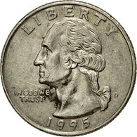 Monnaie, États-Unis, Washington Quarter, Quarter, 1995, U.S. Mint, Denver, TTB - 1932-1998: Washington