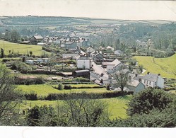 Postcard Langharne [ Laugharne ] From Church Tower Carmarthenshire [ Dylan Thomas Interest ] My Ref  B22760 - Carmarthenshire