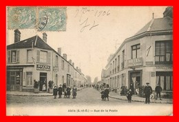 Ablis * Rue De La Poste    ( Scan Recto Et Verso ) - Ablis