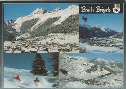 Breil/Brigels (Surselva) Mit Dem Skigebiet Von "Pez D' Artgas" - Photo: Geiger - Breil/Brigels