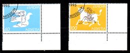 SUISSE. N°1480-1 Oblitérés De 1995. Paix Et Liberté/Zeus/Taureau/Colombe. - 1995