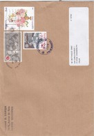 Monaco 2018 - Busta X L'Italia Affrancata Con 3 Stamps - Lettres & Documents