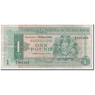 Billet, Scotland, 1 Pound, 1961, 1961-03-01, KM:195a, TB - 1 Pound